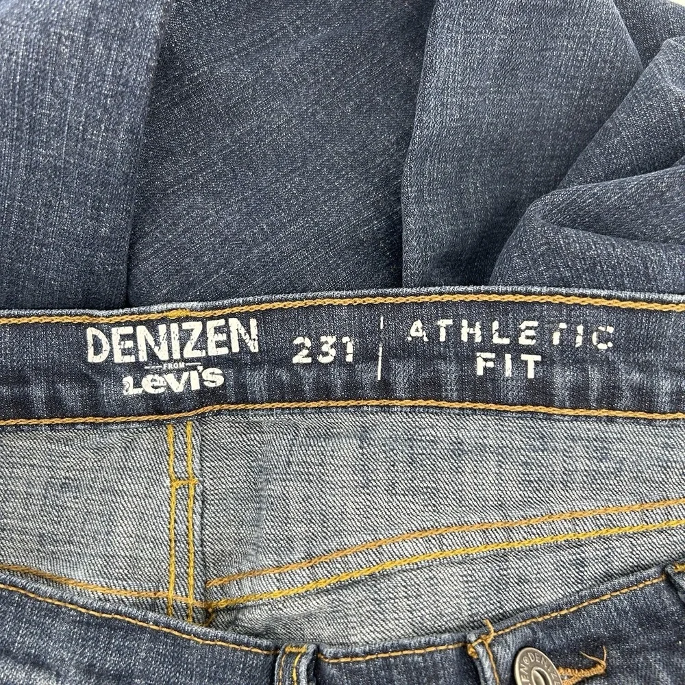 Denizen From Levi's 231 Athletic Fit Mens 36x34 Stretch Jeans Medium Wash